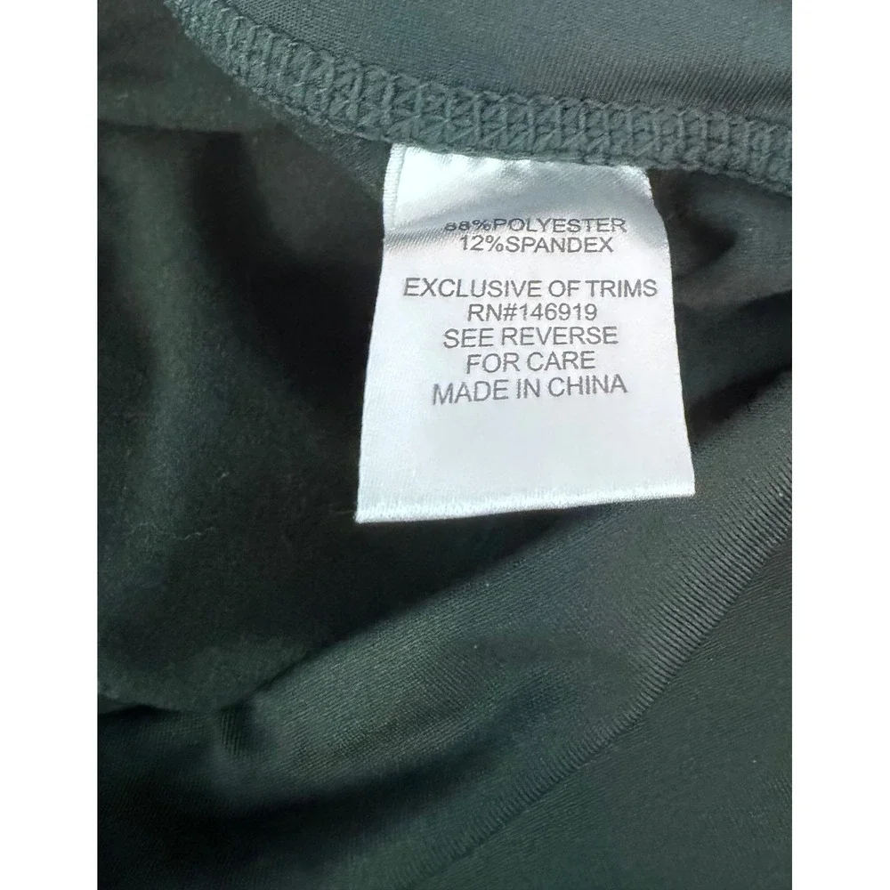 Jessica Simpson The Warm Up Green Star Print High‎ Waist Leggings Small
